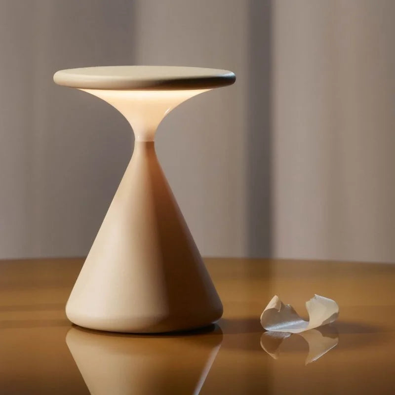 AeronGlow | Wireless Hourglass Table Lamp