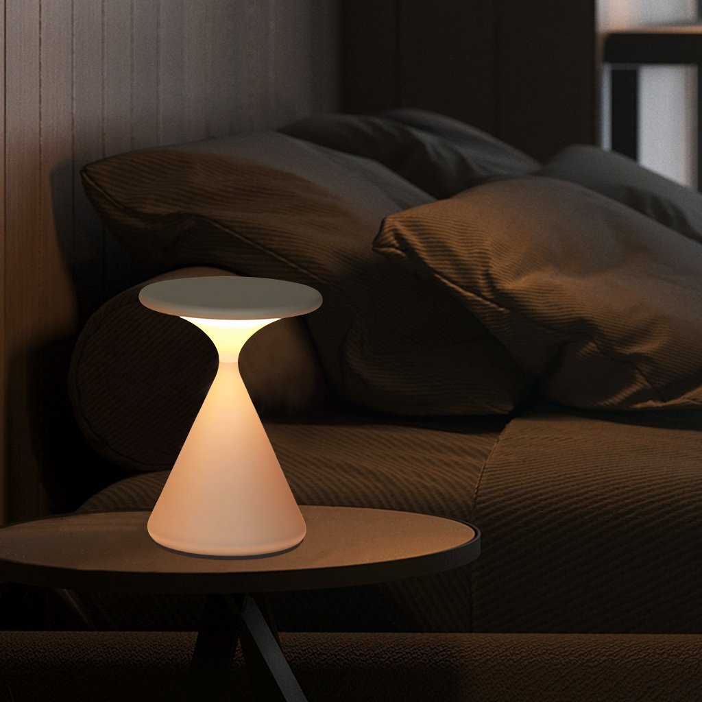 AeronGlow | Wireless Hourglass Table Lamp