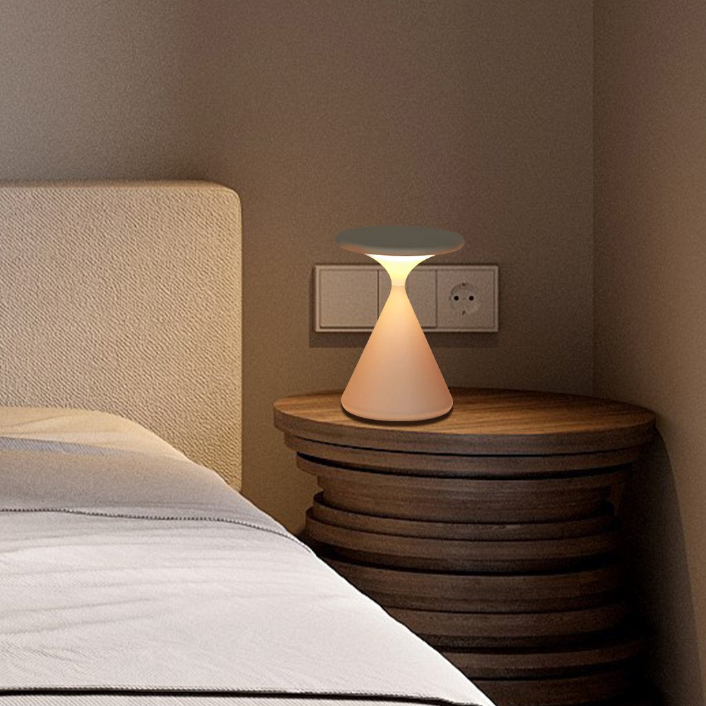 AeronGlow | Wireless Hourglass Table Lamp