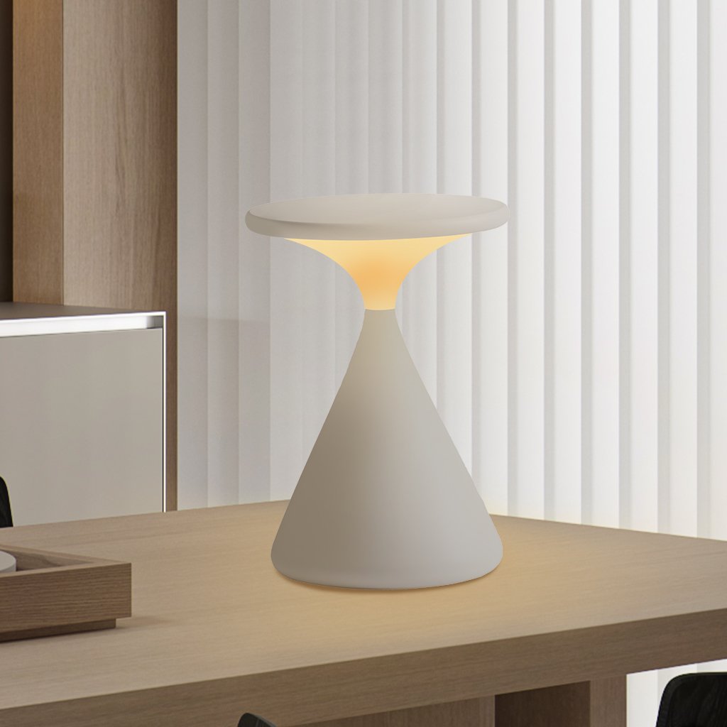 AeronGlow | Wireless Hourglass Table Lamp