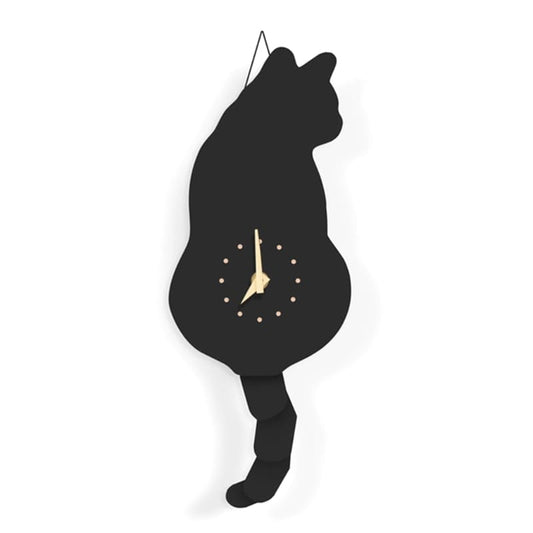 FelineFlick | Whimsical Wagging Tail Wall Clock