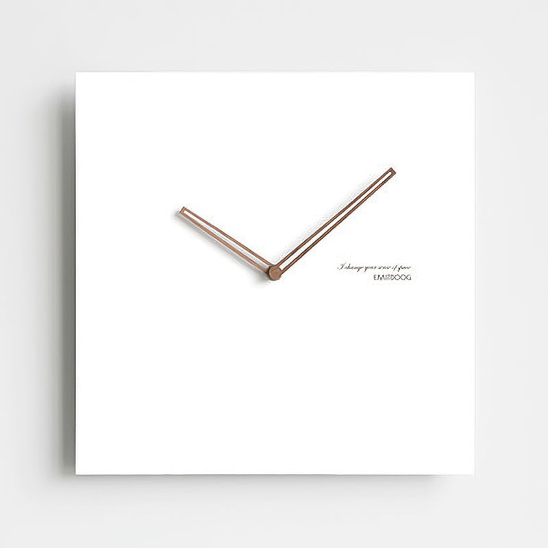 TempoFrame | Modern White Geometric Wall Clock