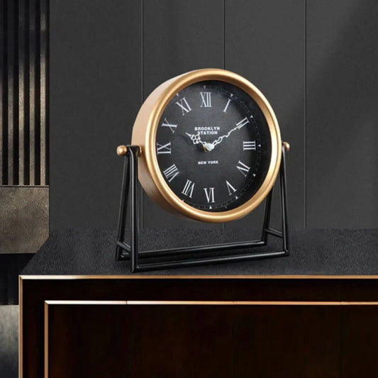 ClassicTock | Vintage-Inspired Metal Desk Clock