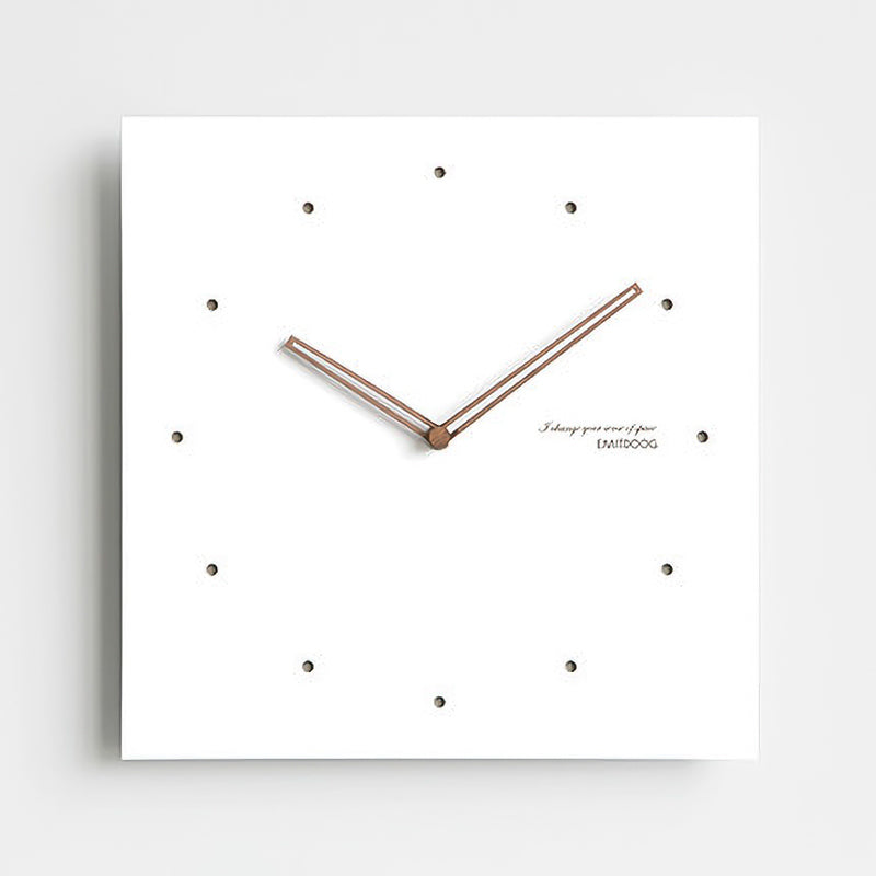 TempoFrame | Modern White Geometric Wall Clock
