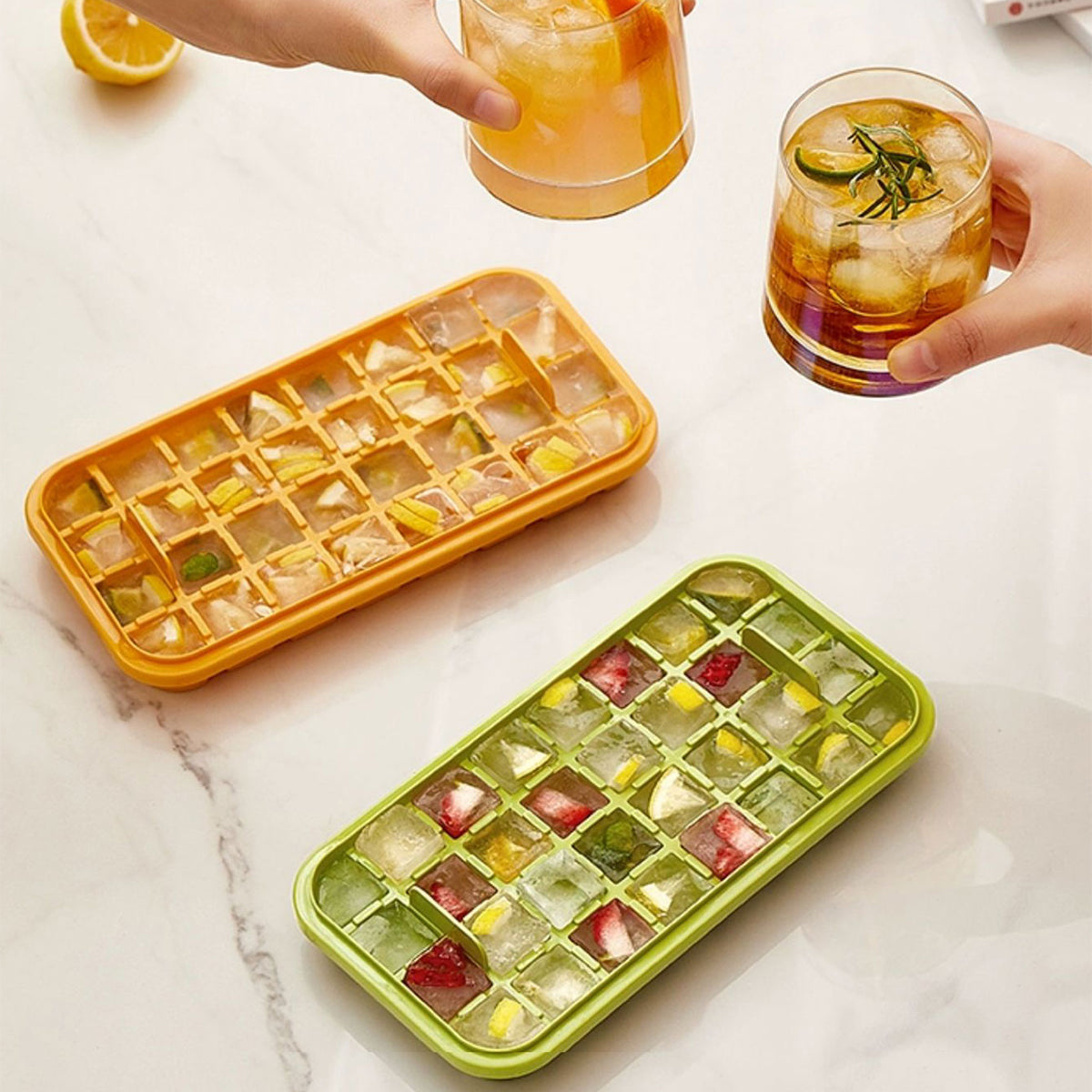 FrostFlex | Silicone Ice Cube Tray with 32 Grids