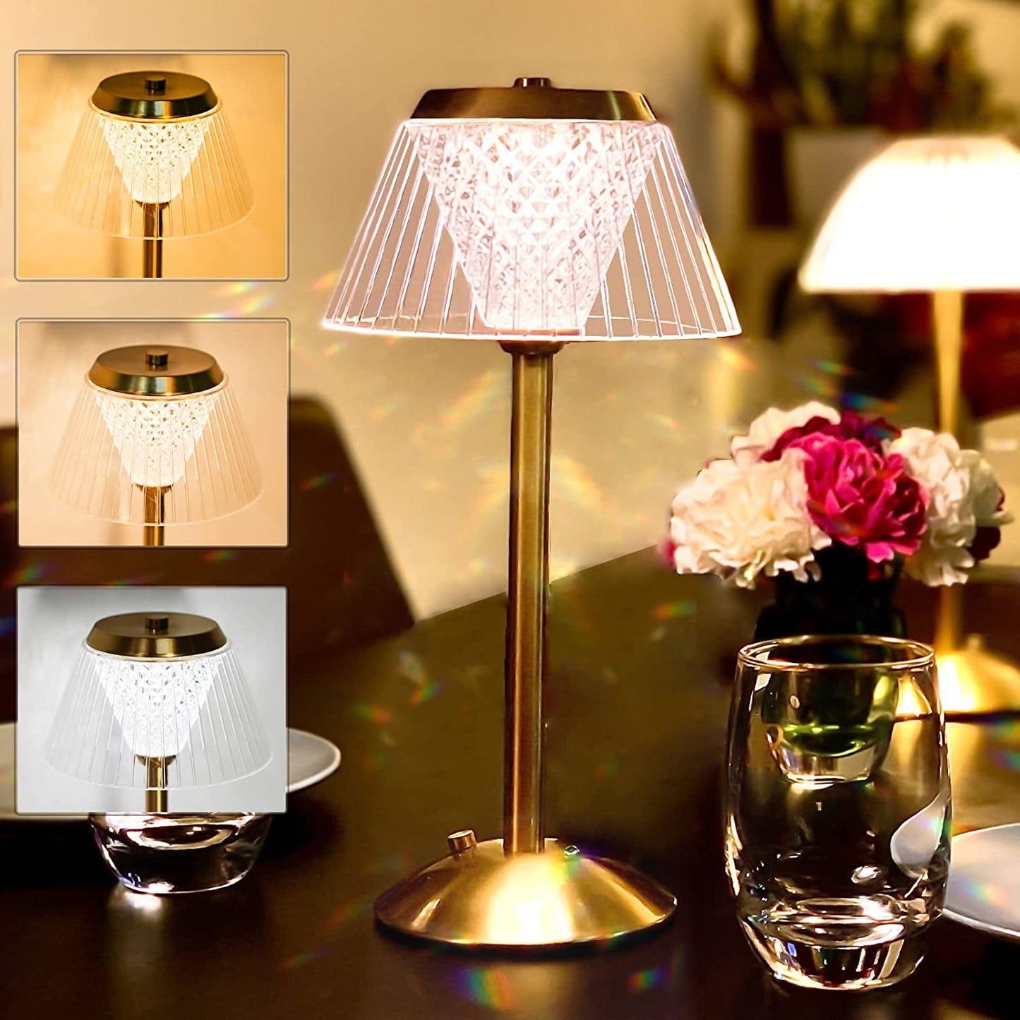 LumiVélo | Luxury Modern Rechargeable USB Wireless LED Table Lamp