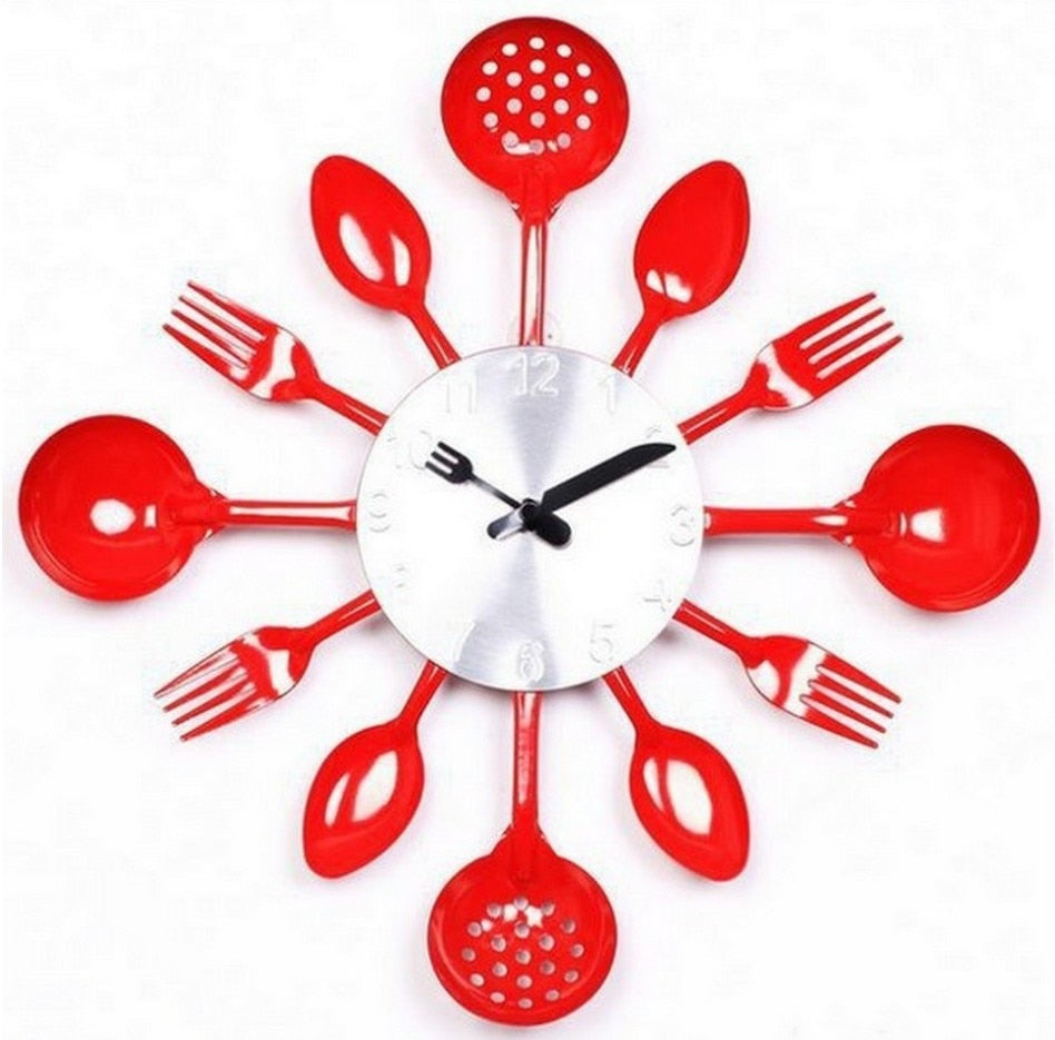 Kitchen Masterpiece | Artistic Cookware Wall Clock