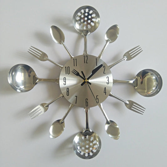 Kitchen Masterpiece | Artistic Cookware Wall Clock