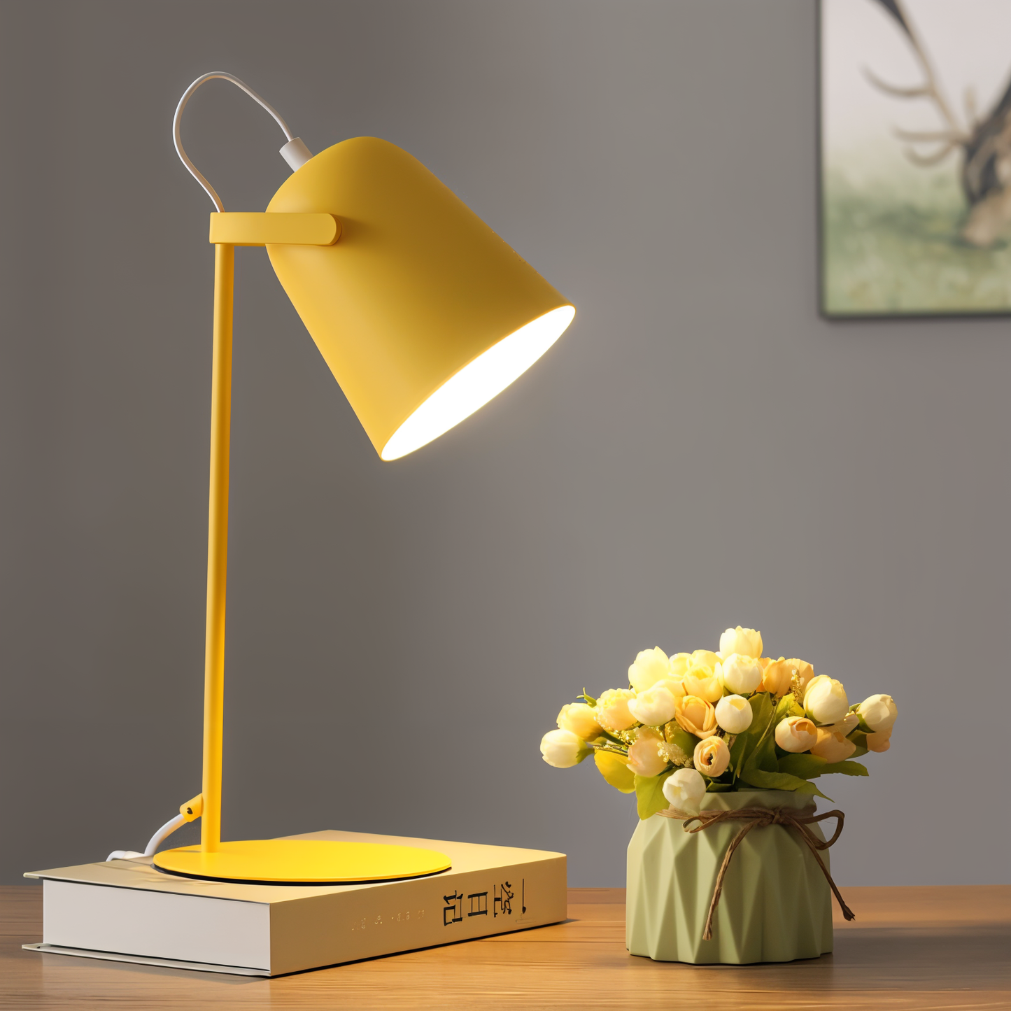 RadiantGlow | Nordic Desk Lamp