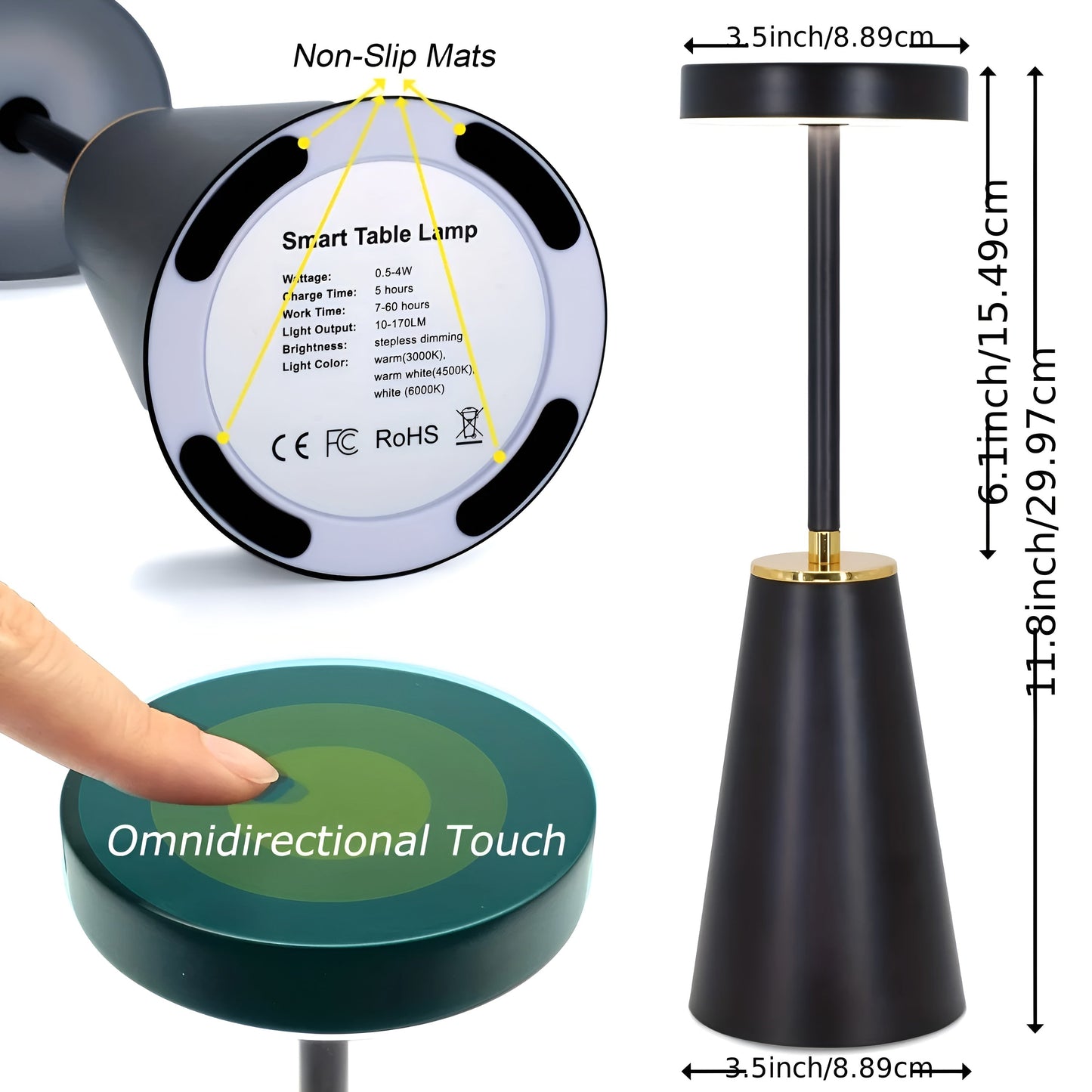 LumiTouch | Luxury Wireless Touch Lamp