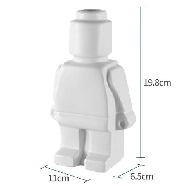 BrickBot | Quirky Robot-Inspired Planter Set