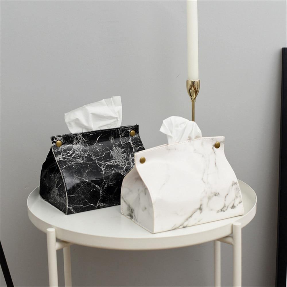 Marble Luxe | Stylish Tissue Holder