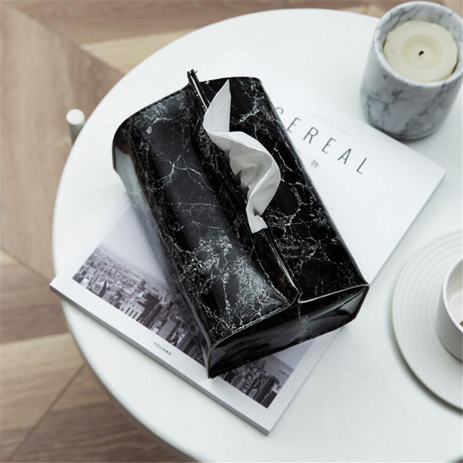 Marble Luxe | Stylish Tissue Holder