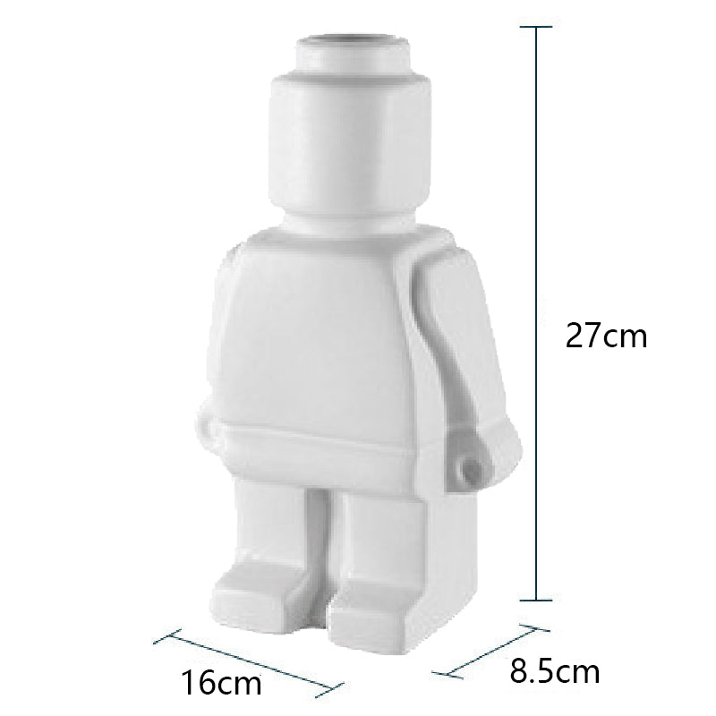 BrickBot | Quirky Robot-Inspired Planter Set