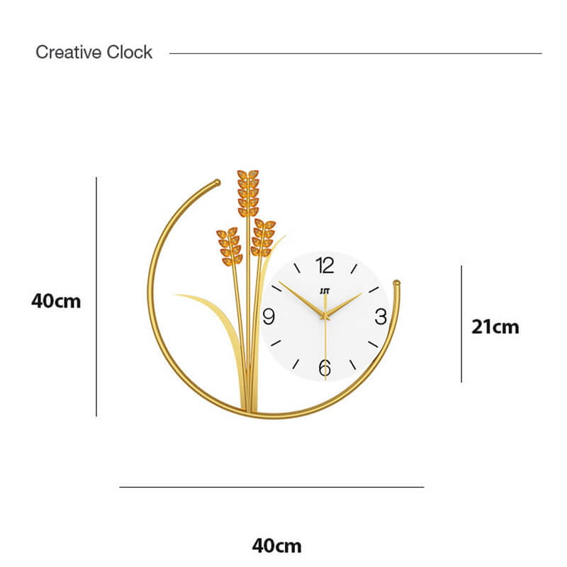 TimeGrain | Contemporary Barley Wall Clock