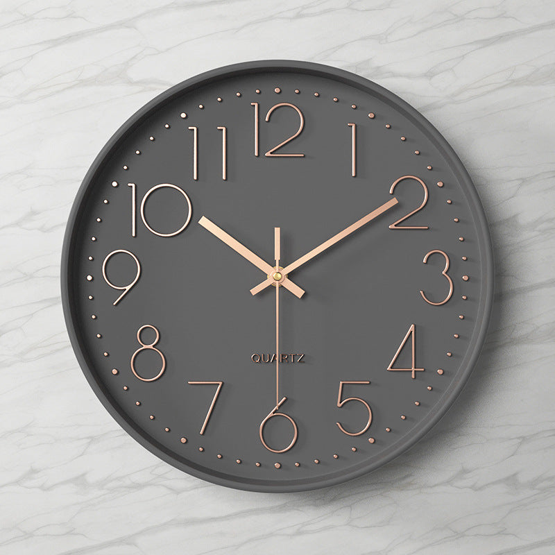 ClaraTick | Sleek 3D Wall Clock with Oversized Numbers