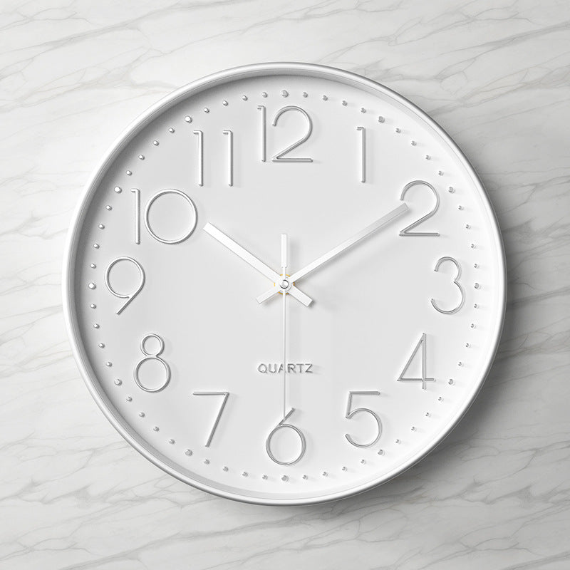 ClaraTick | Sleek 3D Wall Clock with Oversized Numbers