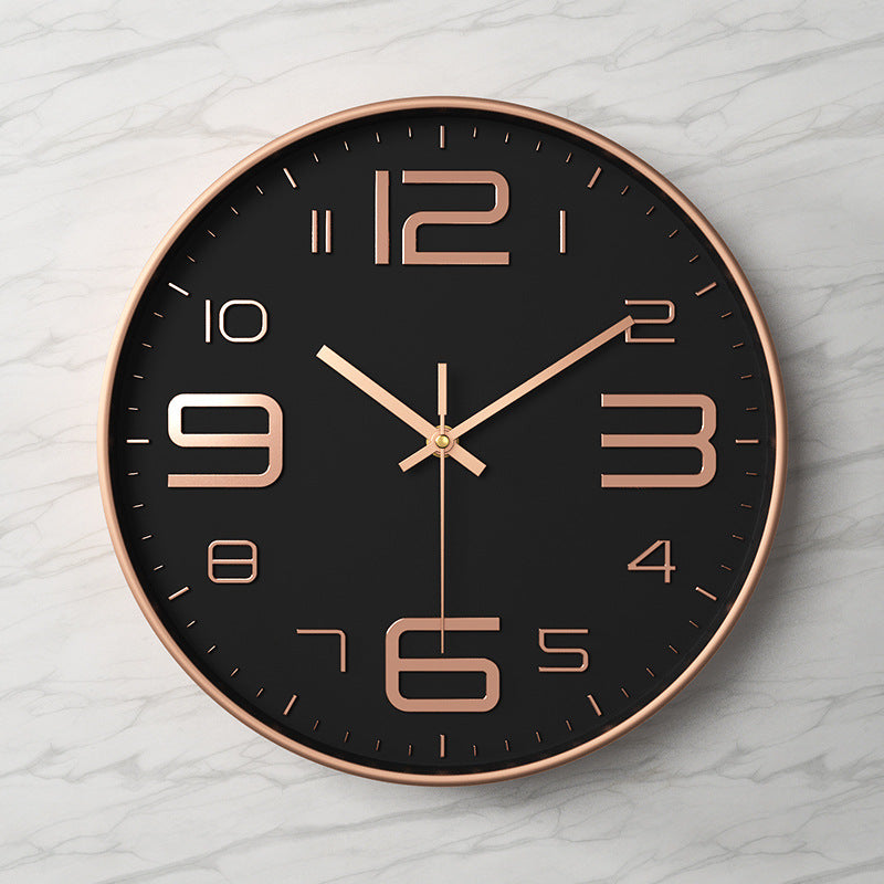 ClaraTick | Sleek 3D Wall Clock with Oversized Numbers