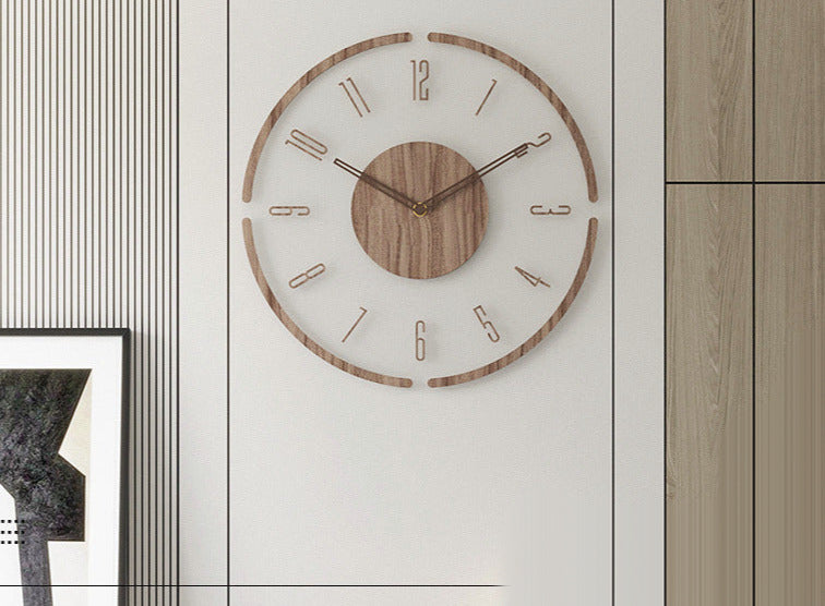 Silent Harmony | Elegant Wooden Wall Clock