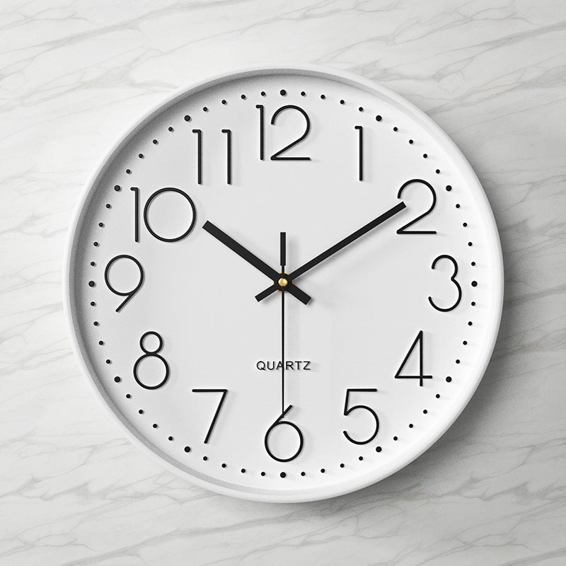 ClaraTick | Sleek 3D Wall Clock with Oversized Numbers