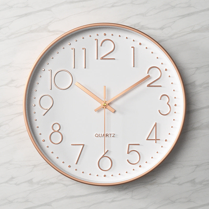 ClaraTick | Sleek 3D Wall Clock with Oversized Numbers