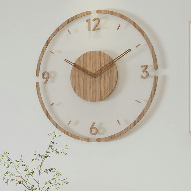 Silent Harmony | Elegant Wooden Wall Clock