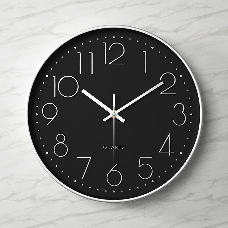 ClaraTick | Sleek 3D Wall Clock with Oversized Numbers