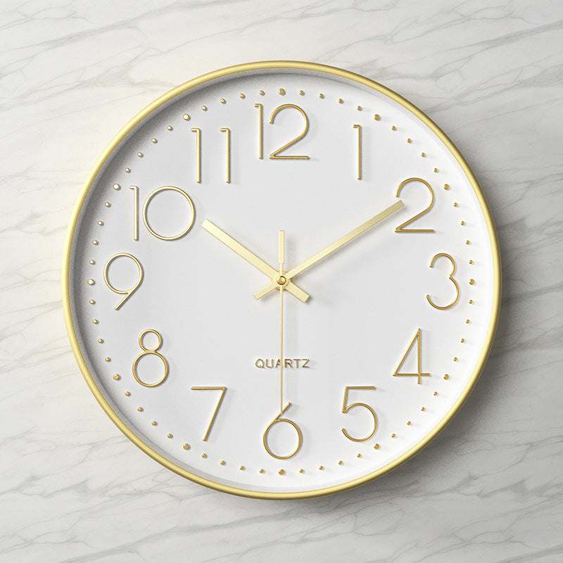 ClaraTick | Sleek 3D Wall Clock with Oversized Numbers