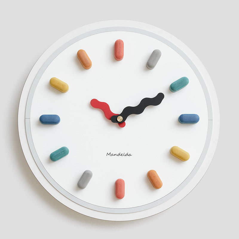 FunTime | Vibrant 3D Nordic Wall Clock