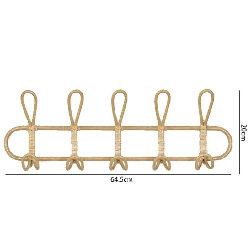 VintageRattan | Stylish Retro Wall Hook