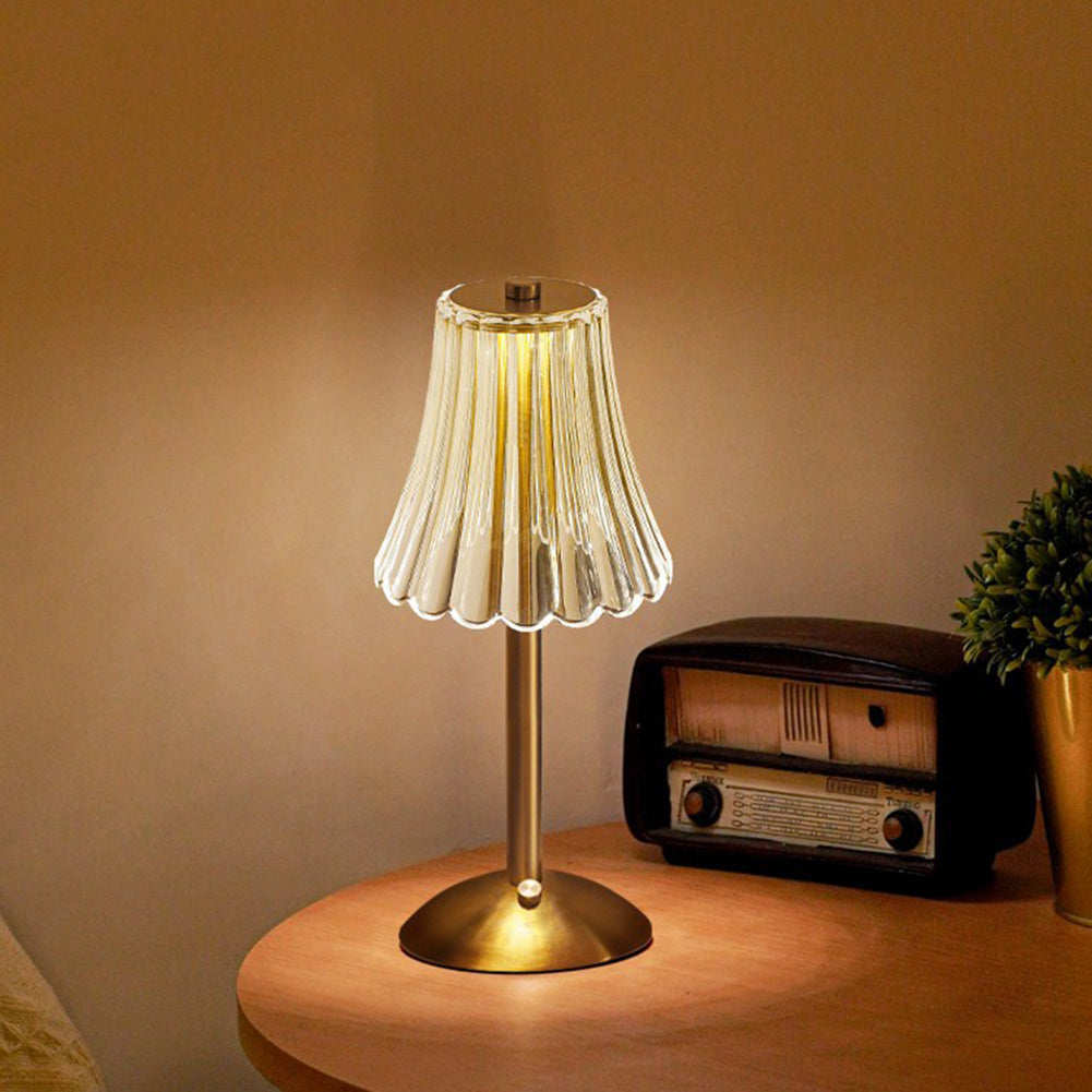 GoldLume | Elegant Crystal Table Lamp