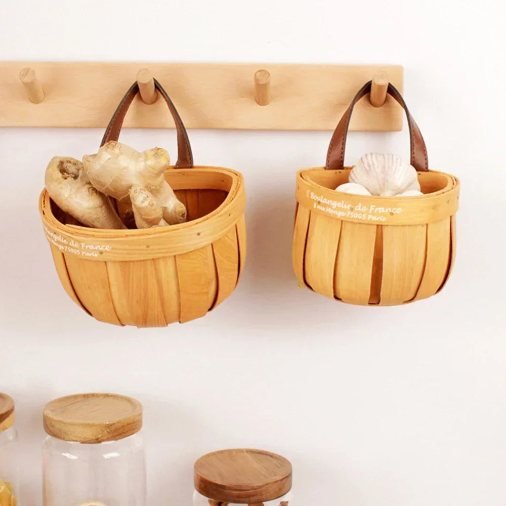 RustiqueTote | Handmade Wooden French Market Basket