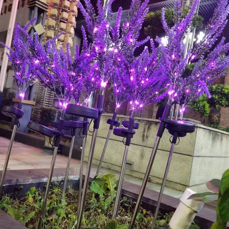 LumiLavender | Solar-Powered Lavender Garden Lights