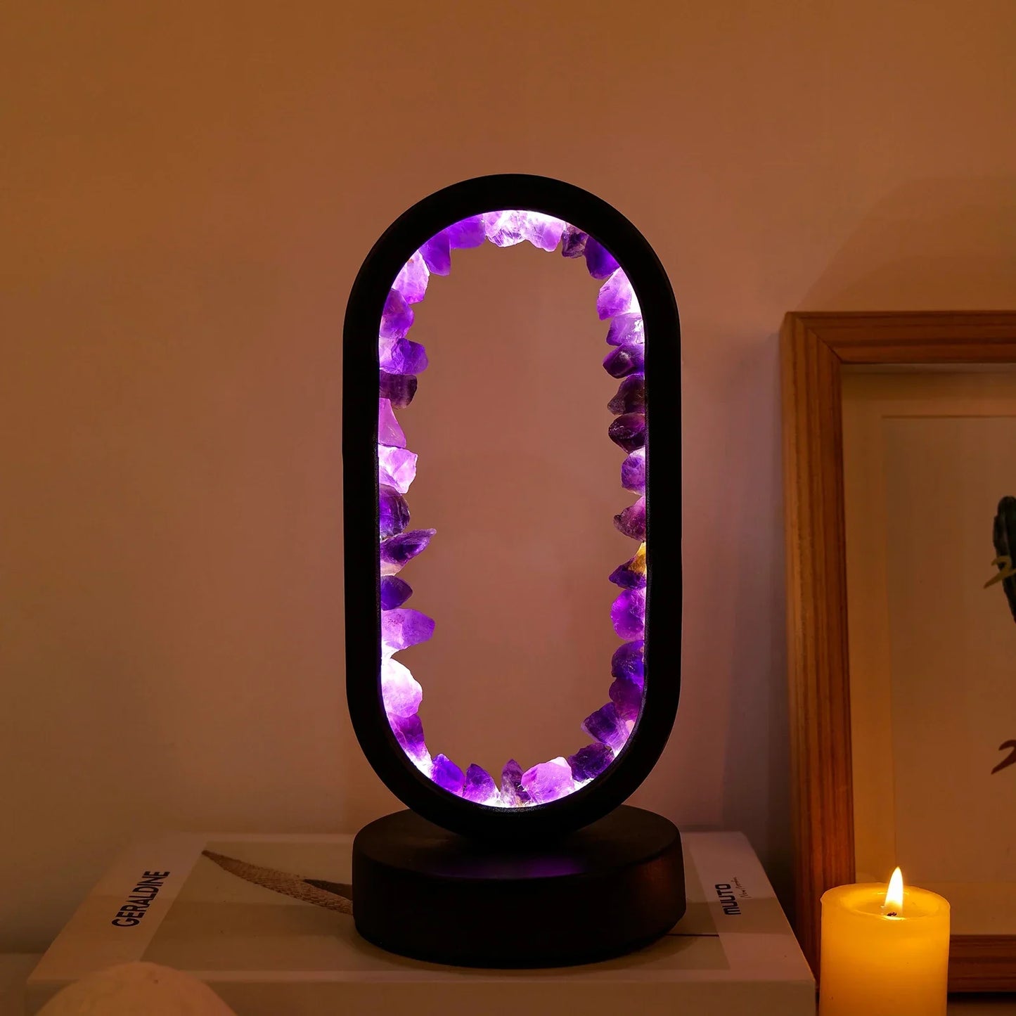 ZenGlow | Natural Soothing Amethyst Calmness Lamp