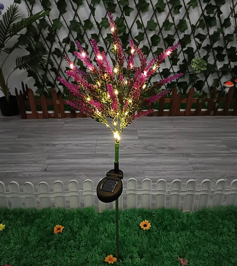 LumiLavender | Solar-Powered Lavender Garden Lights