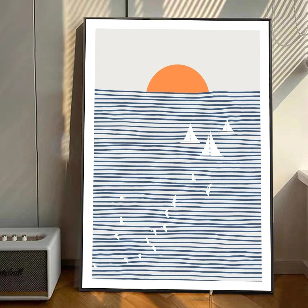 WaveArt | Stunning Ocean Wave Peel-and-Stick Wall Art