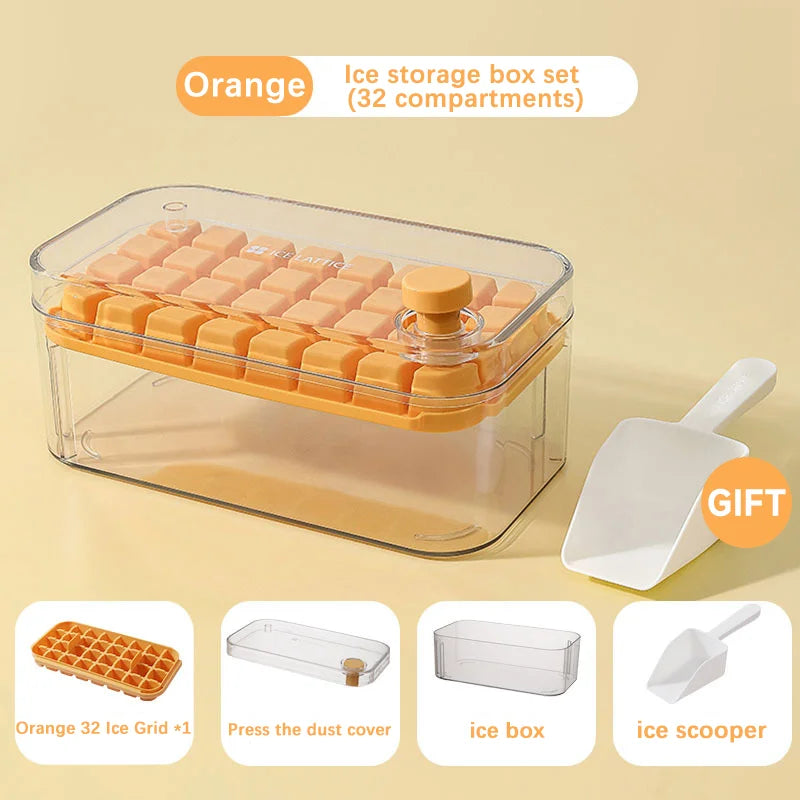 FrostFlex | Silicone Ice Cube Tray with 32 Grids