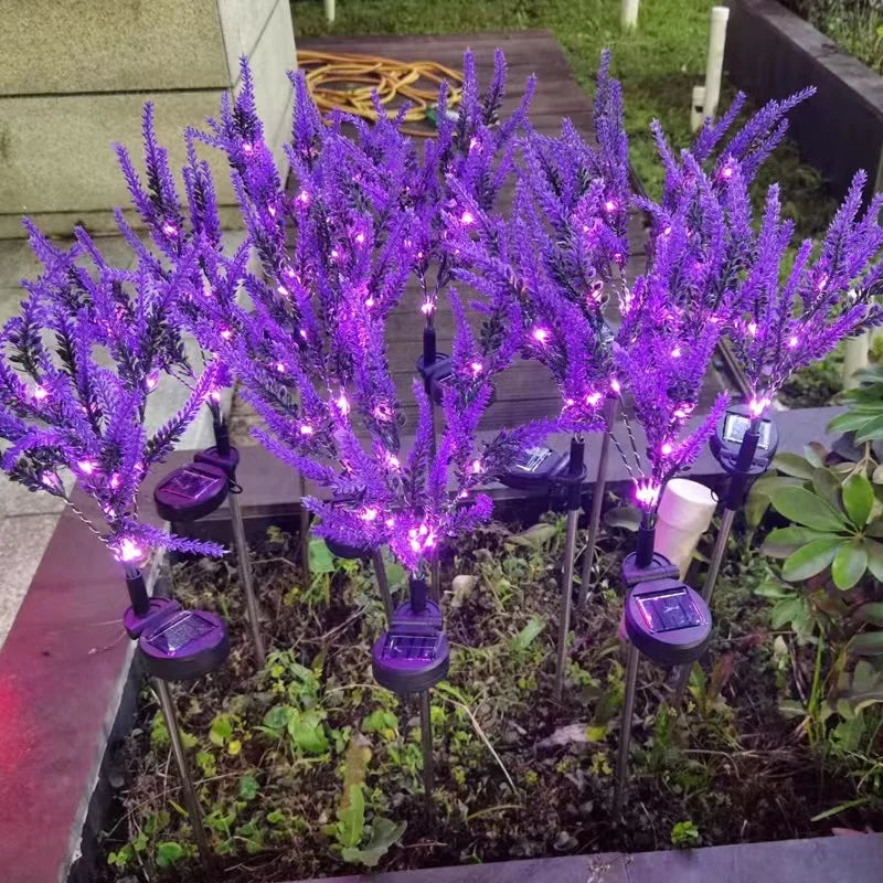 LumiLavender | Solar-Powered Lavender Garden Lights