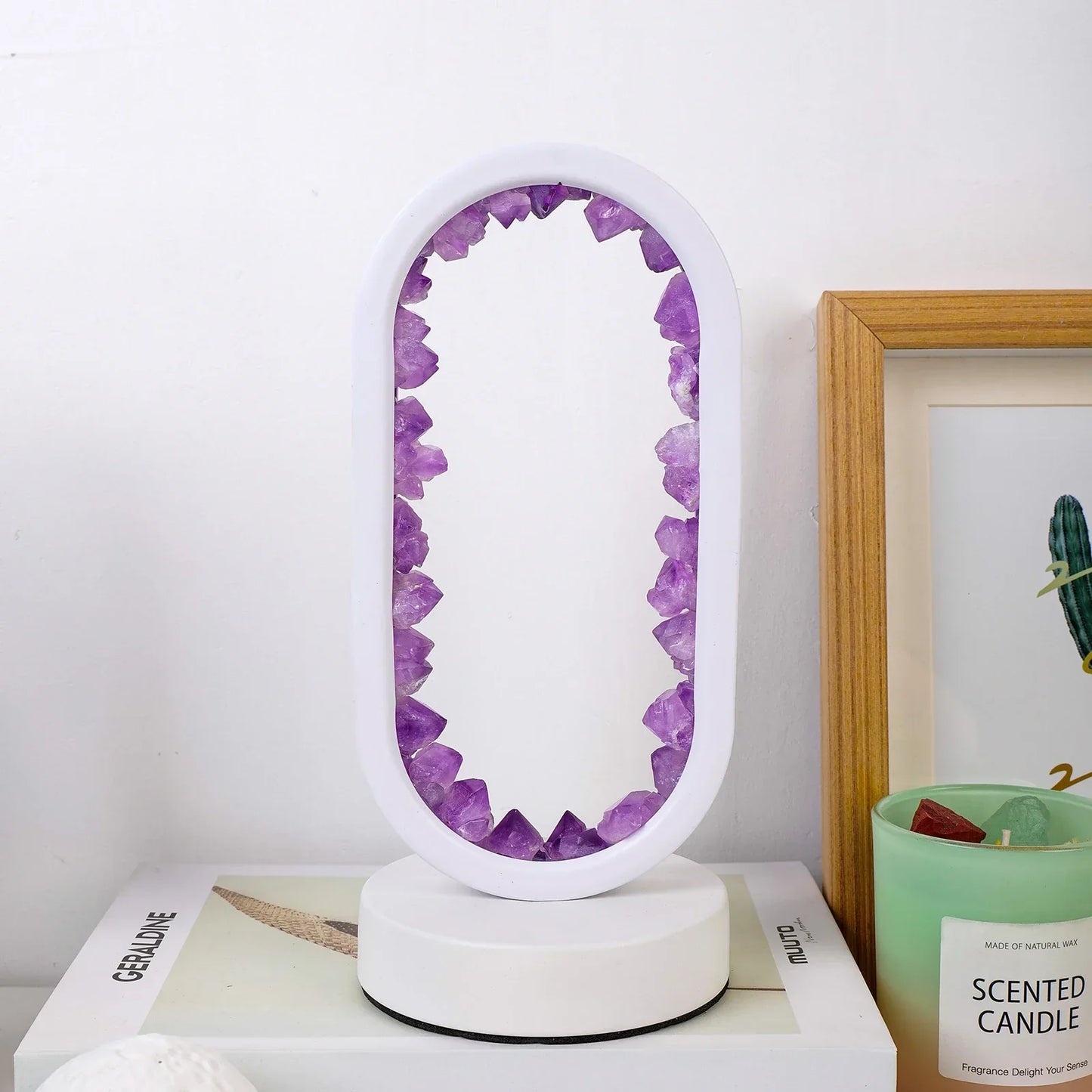 ZenGlow | Natural Soothing Amethyst Calmness Lamp