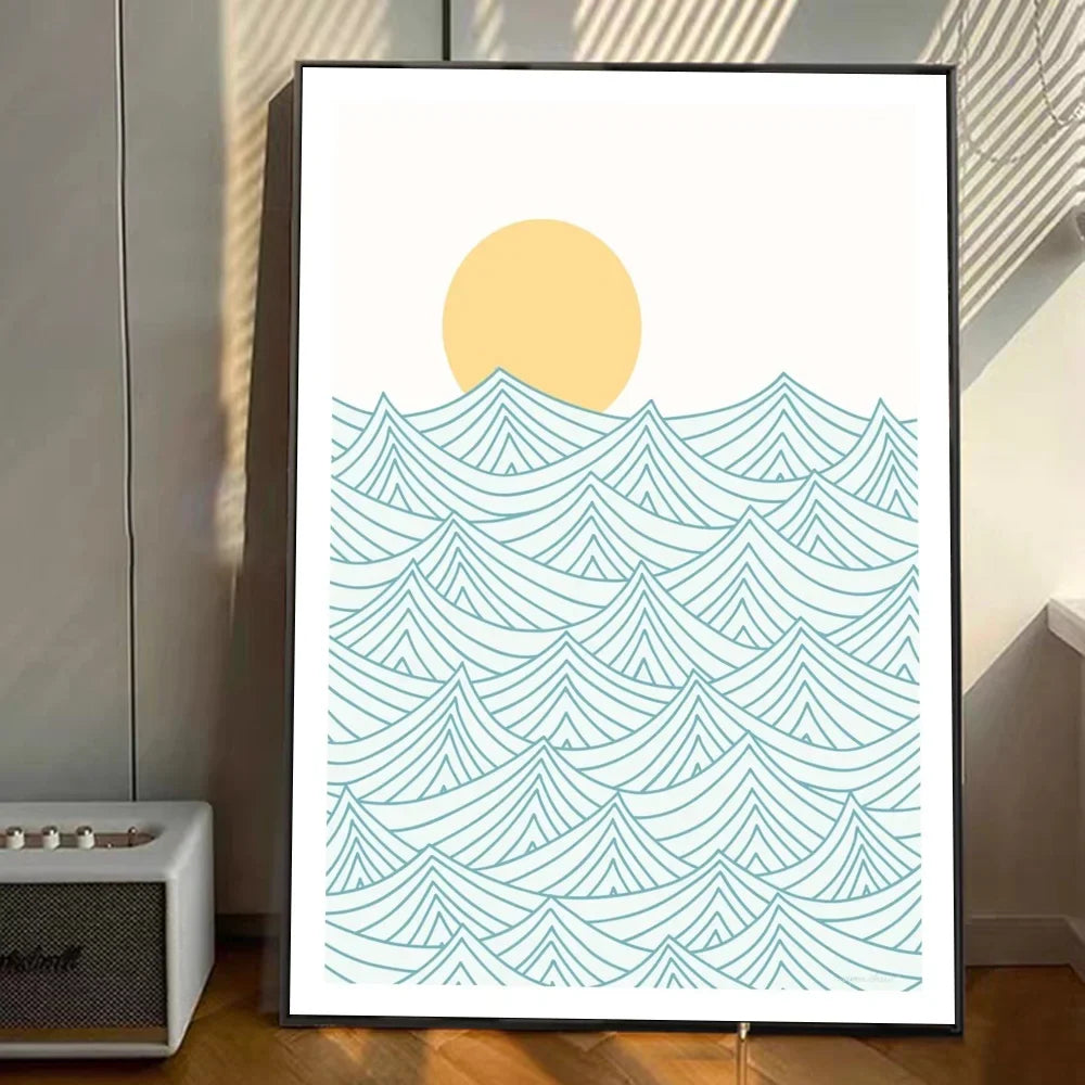 WaveArt | Stunning Ocean Wave Peel-and-Stick Wall Art