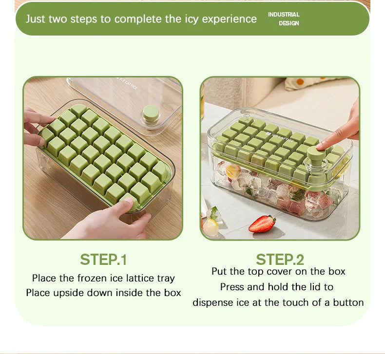 FrostFlex | Silicone Ice Cube Tray with 32 Grids