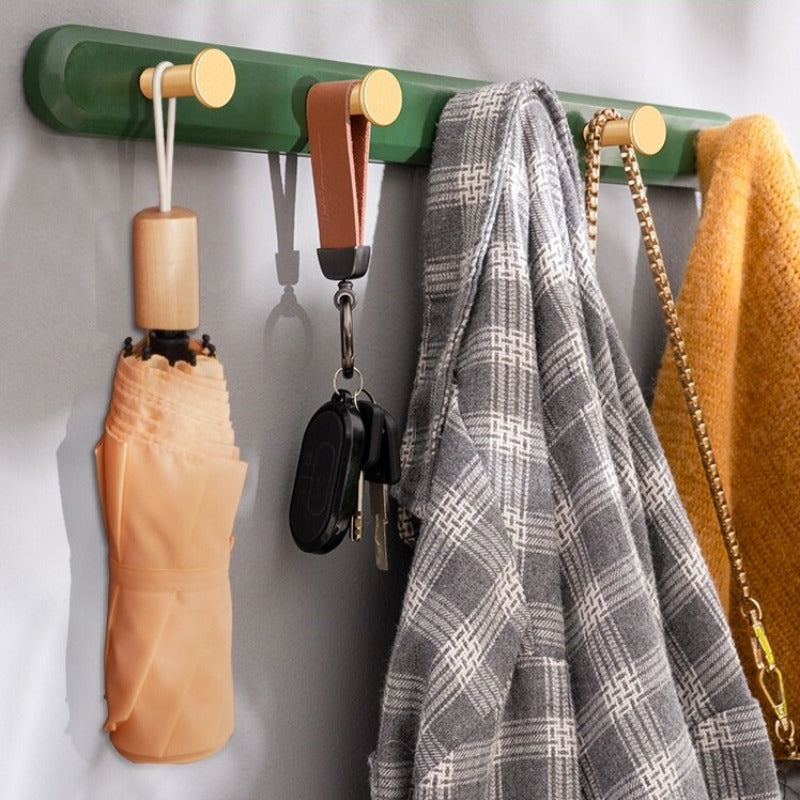 EleganceHome | Gold Hook Wall Coat Rack