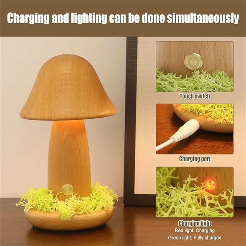 MysticMushroom | Enchanting Rotating Mushroom Lamp