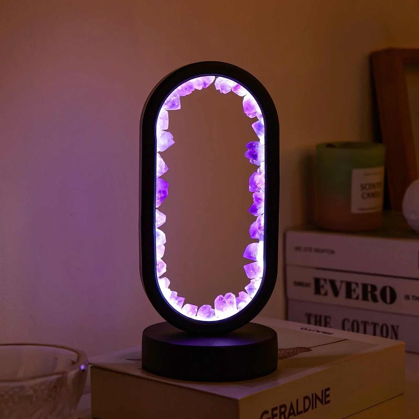 ZenGlow | Natural Soothing Amethyst Calmness Lamp