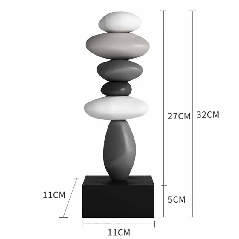 ZenStack | Tranquil Balancing Stone Sculpture