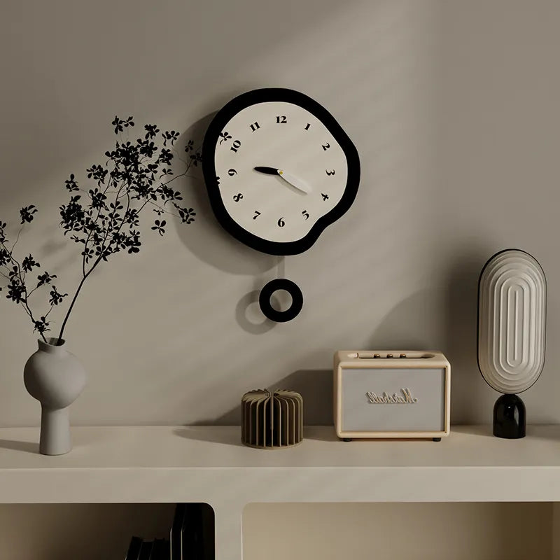 DynaTime | Modern Abstract Twisted Wall Clock