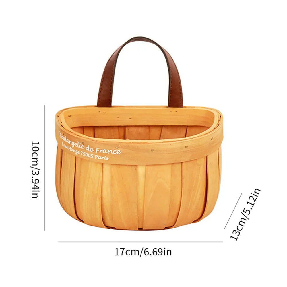 RustiqueTote | Handmade Wooden French Market Basket