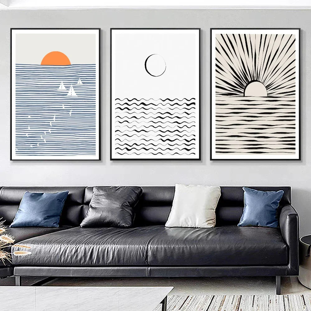 WaveArt | Stunning Ocean Wave Peel-and-Stick Wall Art
