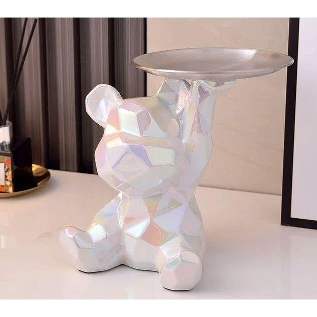 Minimalist Beast | Sleek Bear Figurine