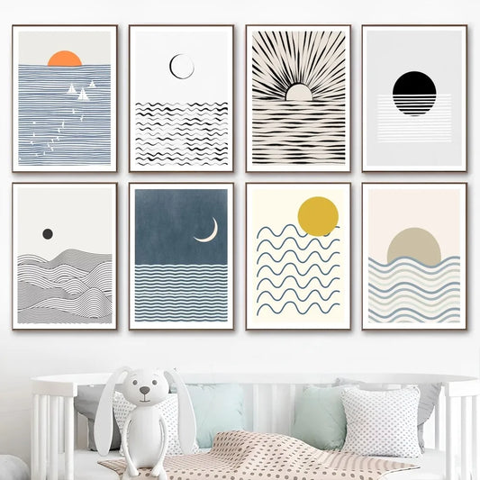 WaveArt | Stunning Ocean Wave Peel-and-Stick Wall Art